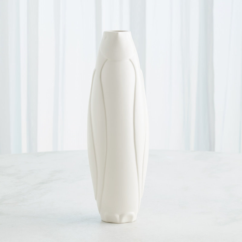 Ceramic / Porcelain Table Vase, Overall Height-  16"