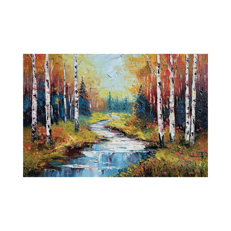 Fall Enchantment - Wall Art Print - Framed Canvas, 12" H x 18" W, Wrapped Canvas, Does Not Apply