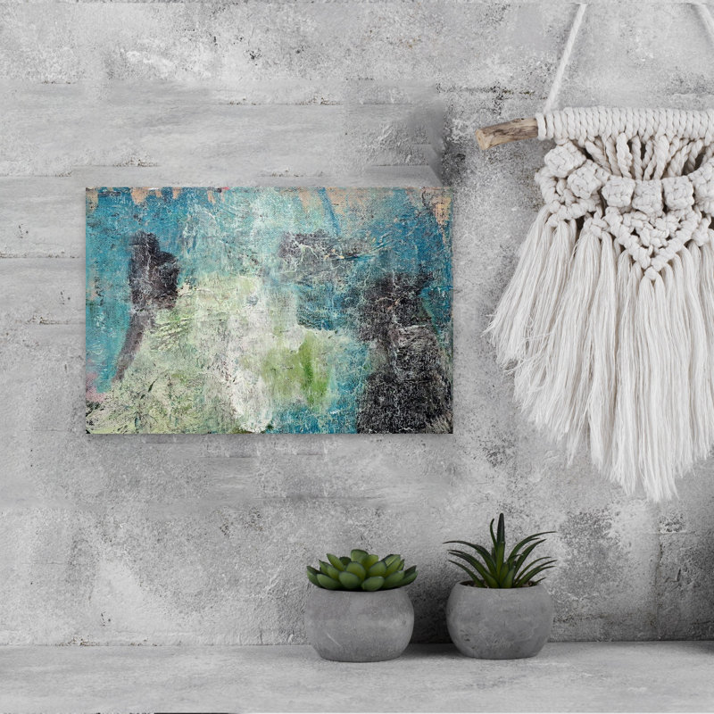 Ombre, art mural contemporain abstrait, H 12 po x l 18 po
