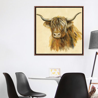 «Highland Animal Cow» par Silvia Vassileva - reproduction d'art