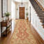 Ferehan Hand-Knotted Rust Wool Area Rug