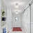 1-Light Dimmable Crystal Drum Semi Flush Mount Ceiling Light for Bedroom Kitchen Hallway-1154478649