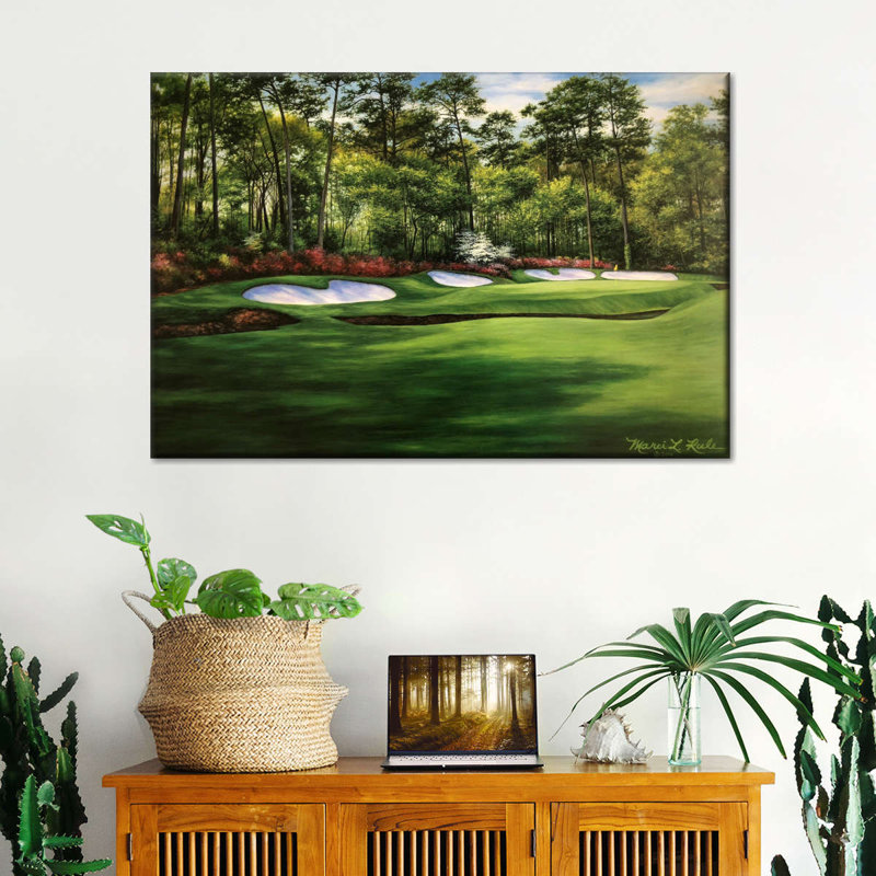 «Golf Augusta National 13th Hole I», reproduction sur toile tendue, H 8 po x l 12 po x P 1 po
