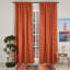 Extra Long & Extra Wide Faux Linen Decorative Curtain Single Panel-75731941-75731972