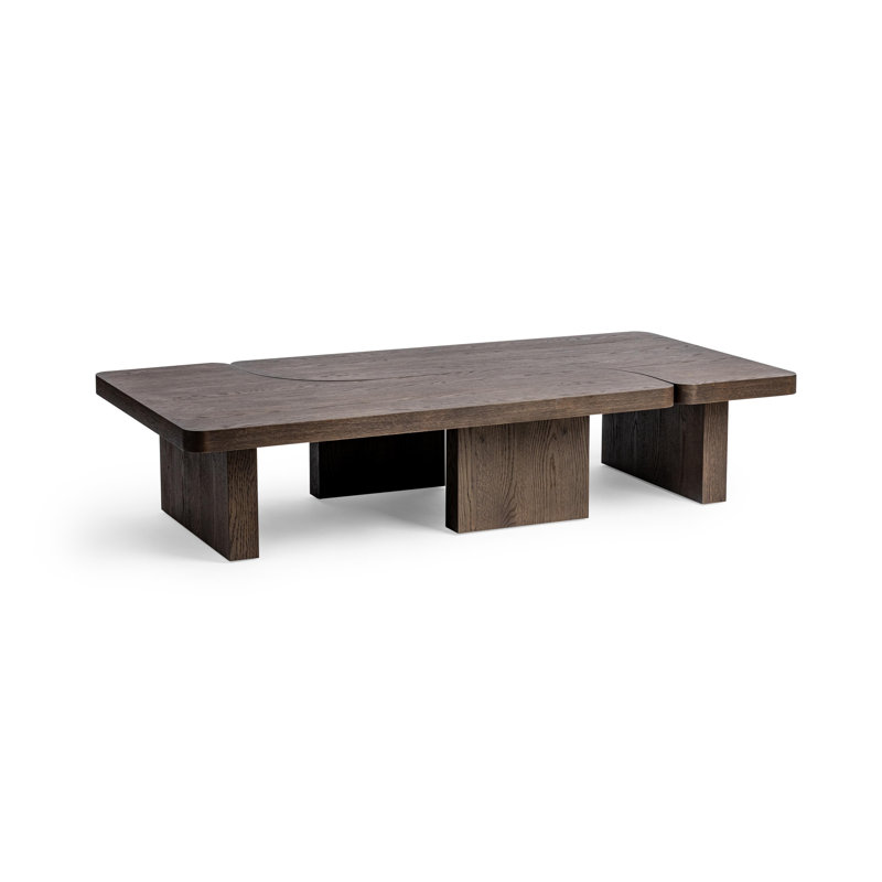 Table basse 2 pièces Melina, Brun havane