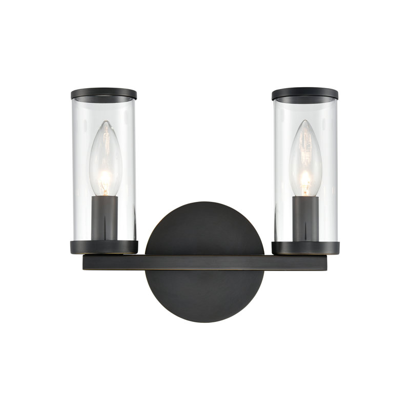 Alora Revolve Dimmable Urban Bronze Vanity Light, 8.63" H