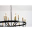 Lustre industriel en fer 15 lumières pour la salle à manger, la cuisine, le salon et le vestibule