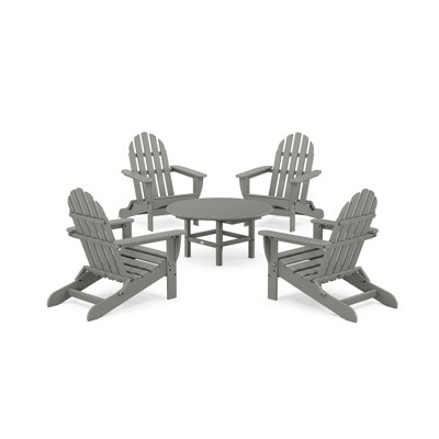 POLYWOOD® Classic Adirondack 4-Person Patio Seating Group