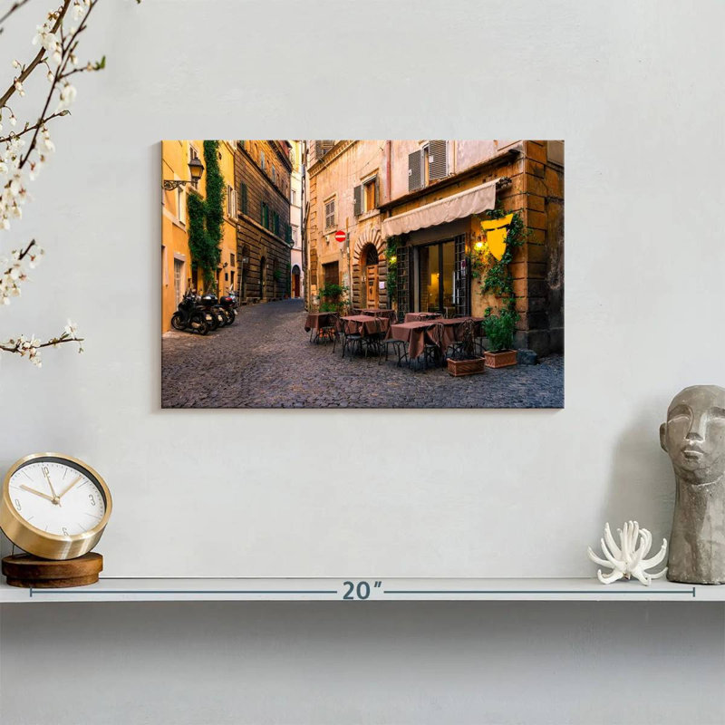 Sirci, rue italienne, restaurant, H 8 po x l 12 po