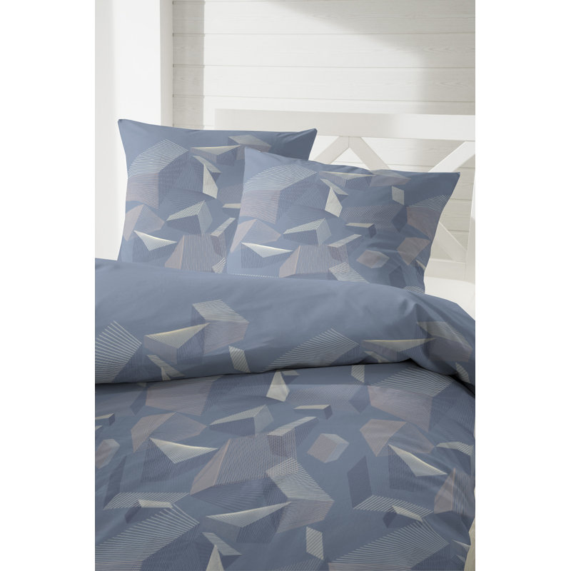 Sky Crystal Duvet Cover Set, Single - 1 Pillowcase (80 x 80 cm), Blue