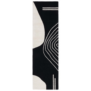 Felipe Rodeo Drive 860 Area Rug In Black / Ivory