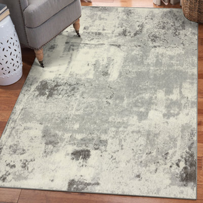 Tapis abstrait gris
