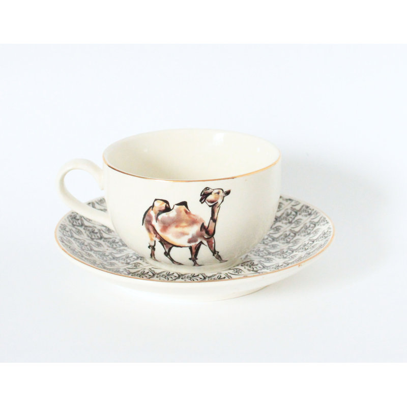 Karon Porcelain Teacup and Saucer