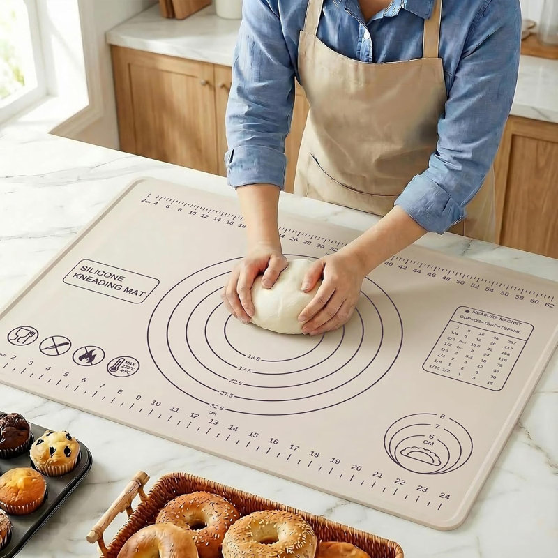 Tapis de pâtisserie 20 po x 28 po en silicone de qualité alimentaire