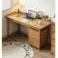 Bureau en bois massif avec caisson à tiroirs mobiles-1695171765