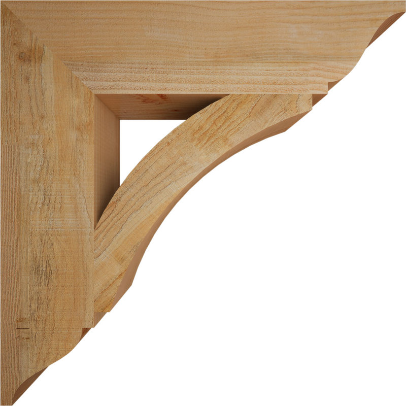 Thorton Traditional Bracket, Douglas Fir (Rough), 26"H x 6"W x 26"D