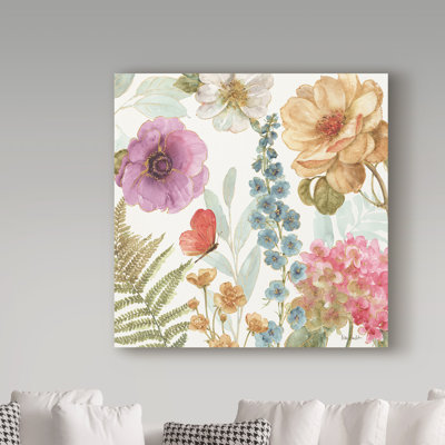 " Rainbow Seeds Flowers III " by Lisa Audit