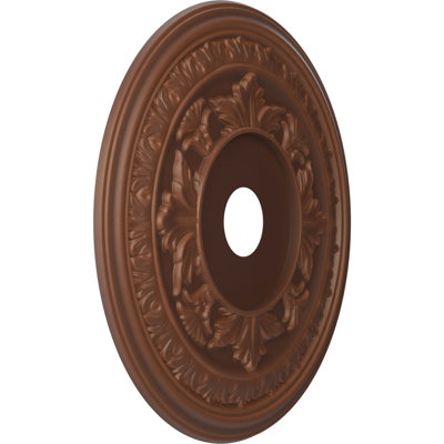 EnduraForm PVC Baltimore Thermoformed Ceiling Medallion, 22"OD x 3 1/2"ID x 1"P (Fits Canopies up to 7 3/4"), UltraCover Satin Blossom White