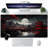 Desk Mat Riverside Full Moon Desk Pad Black Red Large Mouse Pad Gaming Mousepad Extended XXL Keyboard Pad 31.5 X 15.7 In Laptop Computer Mouse Keyboard Mat For Office Desk Decor