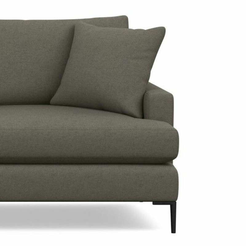 Upholstered L-Shaped Sectional, Entice Mist, Left Hand Facing