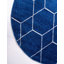 Tapis contemporain Tellaro couleur mer profonde-61875056