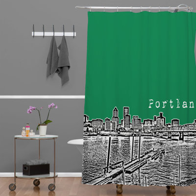 Rideau de douche simple portland Bird Ave