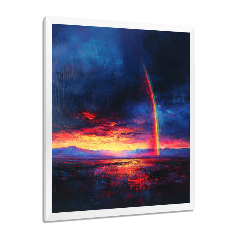Belmond - Landscapes Wall Decor, H 32 po x l 24 po, Picture Framed Print, Blanc