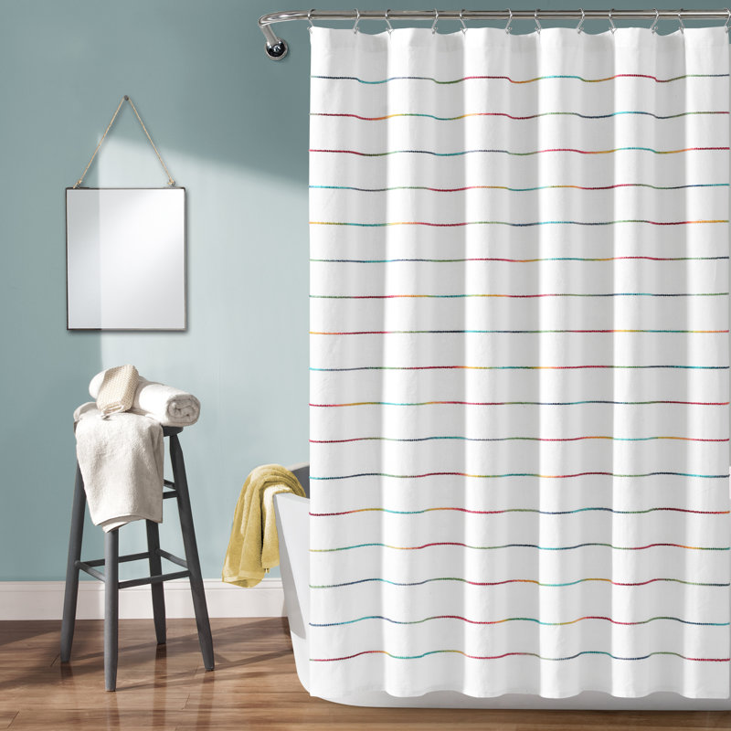 Rideau de douche Ombre, Arc-en-ciel, H 72 po x l 72 po
