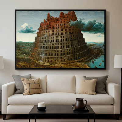 The Tower of Babel, c. 1568-Pieter Bruegel the Elder-Framed Gallery Wrapped Canvas