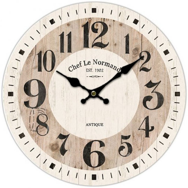 Horloge murale 13,31 po Wold