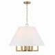 Manette 6 Light Metal Dimmable Chandelier
