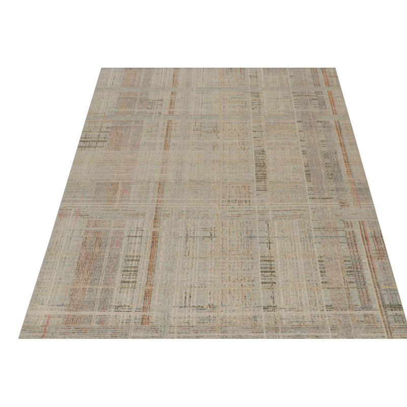 Handmade Kilim Wool Geometric Area Rug, Rectangle 10' x 14'