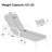 Outdoor Chaise Lounge Chair with Cushion, Adjustable Backrest Reclining and Lumbar Pillow-543052437