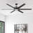 Talbert 70" Indoor Matte Black LED Ceiling Fan With Remote Control