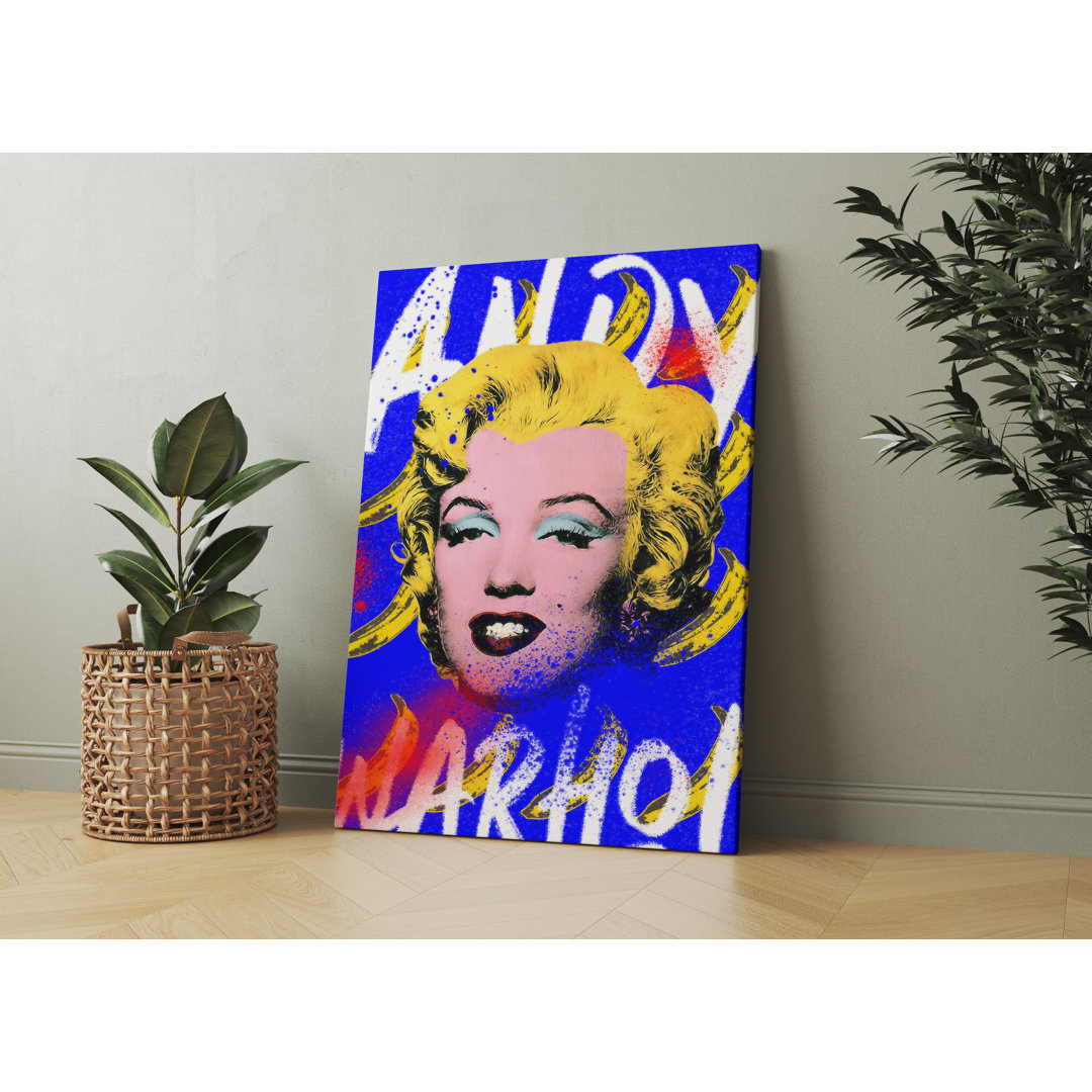 Pop Art  - Marylin Monroe Als Leinwandbild Art_0787