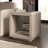 Lonni 20" Wide Square Side Table in Alder White-117546230