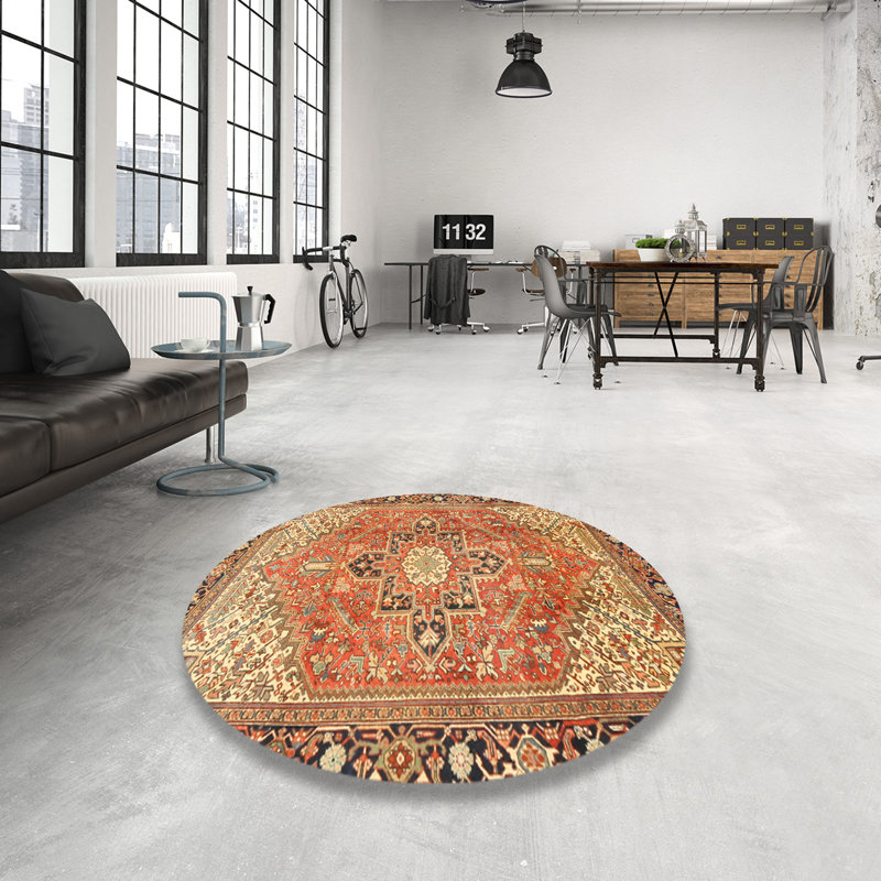 Oriental Indoor Rug, Round 7'