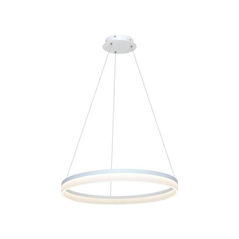 Bisen 1 - Light White Geometric Pendant