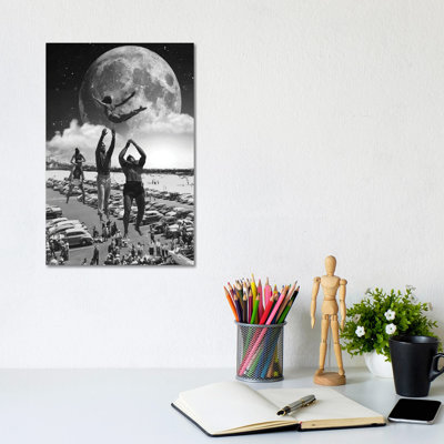 Catch Her by Kiki C Landon - Wrapped Canvas Print