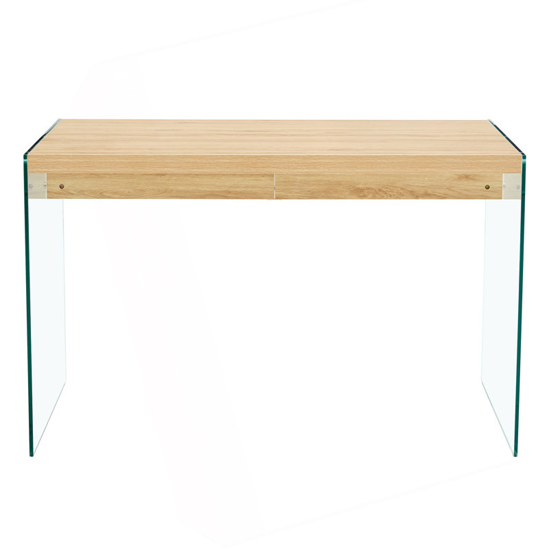 The Top Of The Coffee Table Is Made Of MDF And Stickers, And The Sides Are Clear Tempered Glass. The Design Is Simple And Elegant, And The Structure Is Strong.