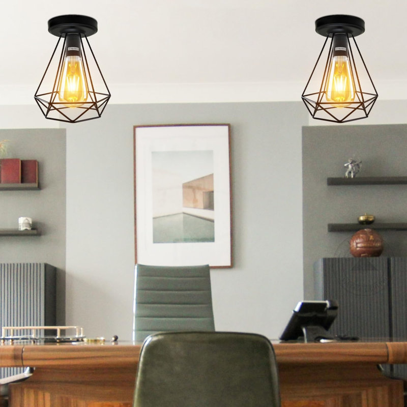 Mouros Semi Flush Mount, Yes