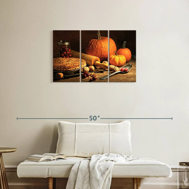 Yarlin Pumpkin Pie, 20" H x 33" W