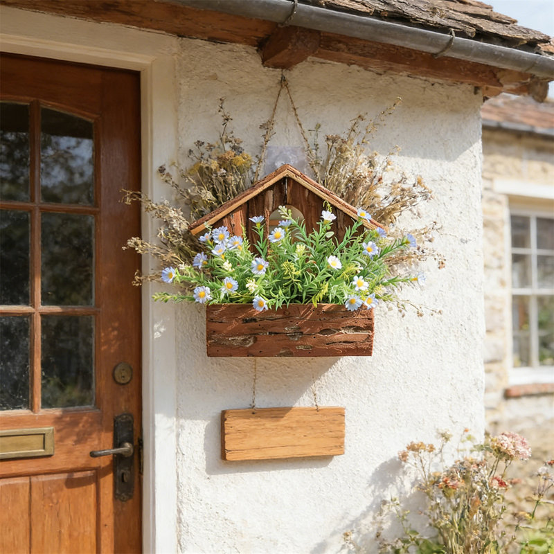 Wall-Mounted Artificial Flower