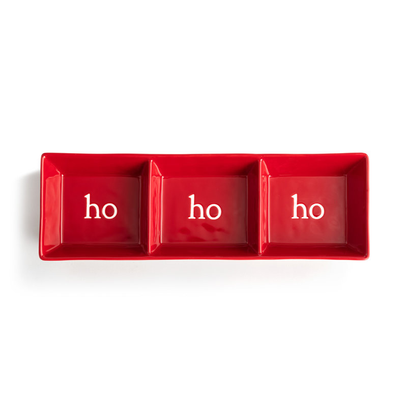 The Holiday Aisle® Diamonta Divided Serving Dish