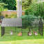Glessite 24.1 Square Feet Chicken Coop with Chicken Run For Up To 8 Chickens