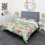 Ensemble de housse de couette mid-century floral botanique-40701962