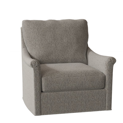 Olivia 34.5" W Swivel Armchair