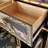Black and Gold Bamboo-Style Sideboard-122782616