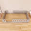 Lit plateforme simple en bois avec garde-corps-310866800