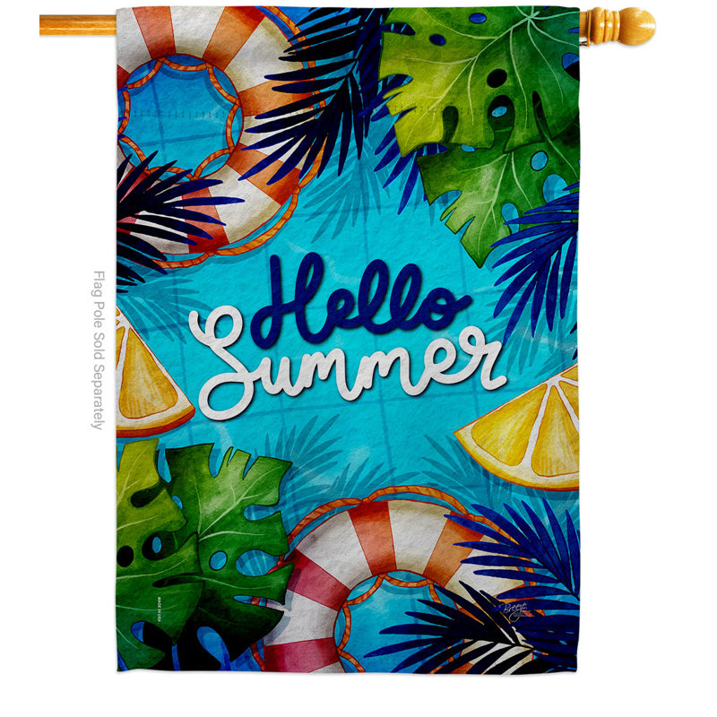 Double Sided 40'' H x 28'' W Polyester Banner